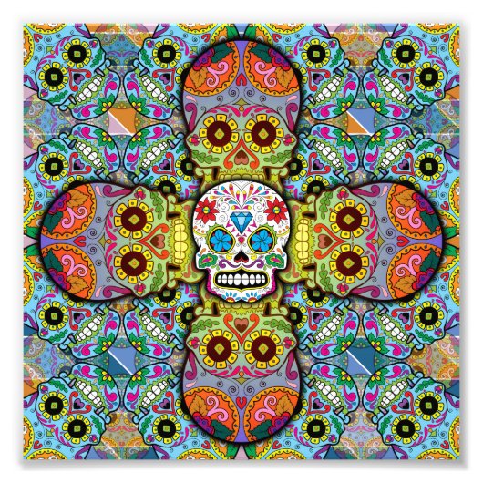 Zuckerrohrmuster Fotodruck (Vorne)