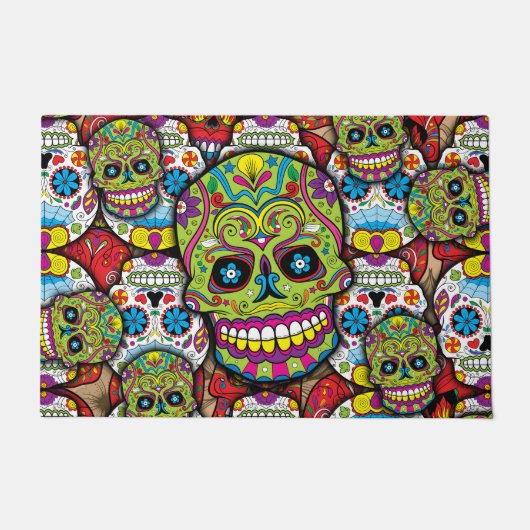 Zuckerrohrmuster Fußmatte (Vorderseite)