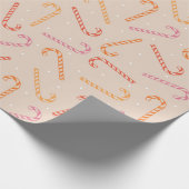 Zuckerrohrmuster Geschenkpapier (Ecke)