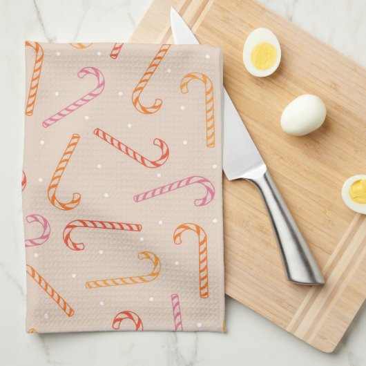 Zuckerrohrmuster Geschirrtuch (Viertel Falte)