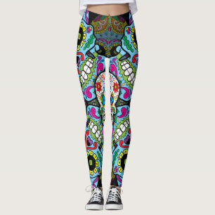 Zuckerrohrmuster Leggings