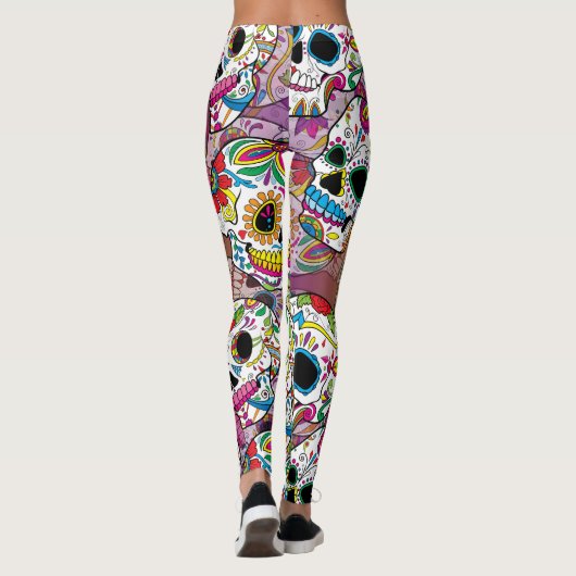 Zuckerrohrmuster Leggings (Rückseite)