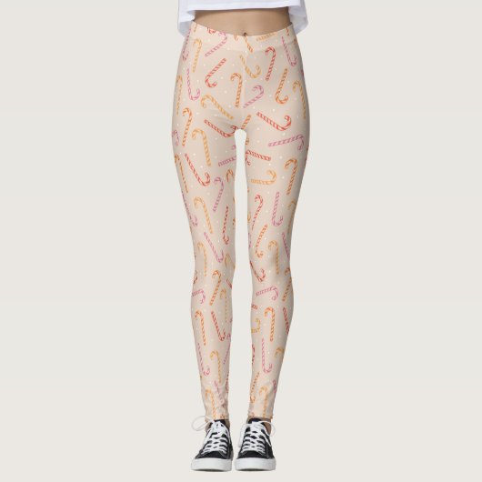 Zuckerrohrmuster Leggings (Vorderseite)