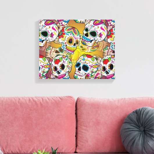 Zuckerrohrmuster Leinwanddruck (Insitu (Wohnzimmer))