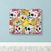 Zuckerrohrmuster Leinwanddruck (Insitu (Holzboden))