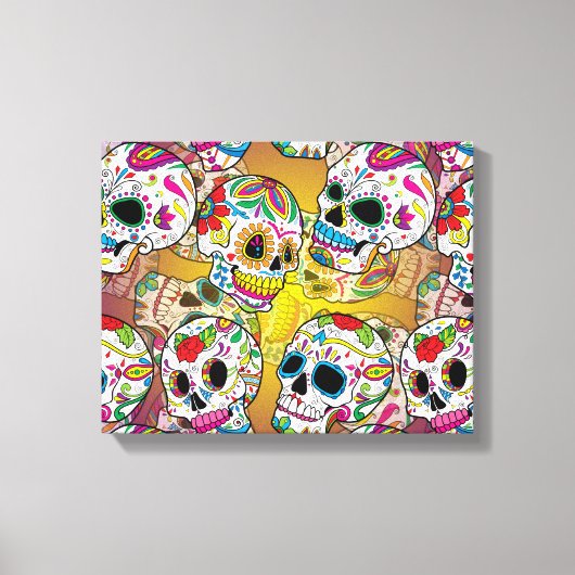 Zuckerrohrmuster Leinwanddruck (Vorderseite)