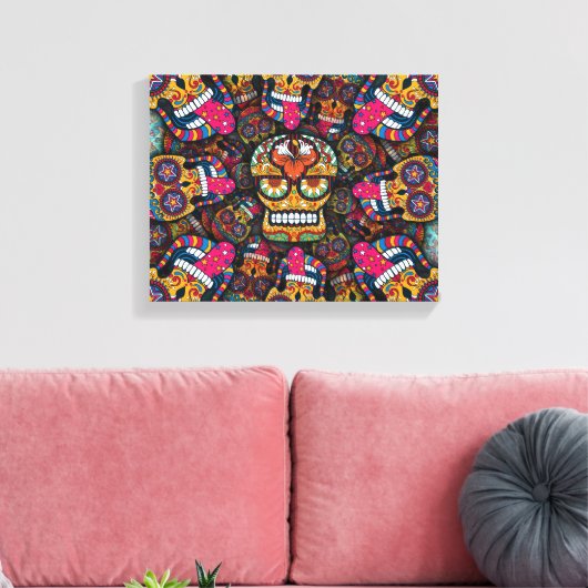 Zuckerrohrmuster Leinwanddruck (Insitu (Wohnzimmer))