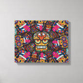 Zuckerrohrmuster Leinwanddruck (Vorderseite)