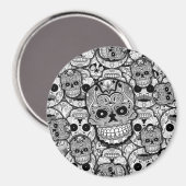 Zuckerrohrmuster Magnet (Vorderseite/Rückseite)