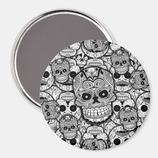 Zuckerrohrmuster Magnet (Vorderseite/Rückseite)