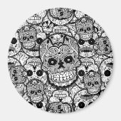 Zuckerrohrmuster Magnet (Vorne)