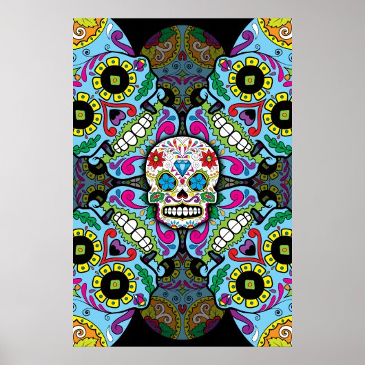 Zuckerrohrmuster Poster (Vorne)