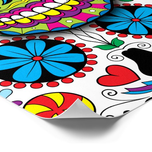 Zuckerrohrmuster Poster (Ecke)