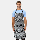 Zuckerrohrmuster Schürze (Getragen)