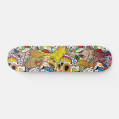 Zuckerrohrmuster Skateboard (Horizontal)