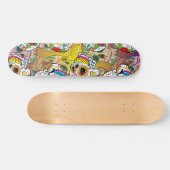 Zuckerrohrmuster Skateboard (Horizontal)