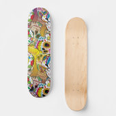 Zuckerrohrmuster Skateboard (Vorderseite)