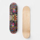 Zuckerrohrmuster Skateboard (Vorderseite)