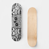 Zuckerrohrmuster Skateboard (Vorderseite)