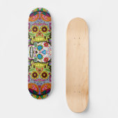 Zuckerrohrmuster Skateboard (Vorderseite)