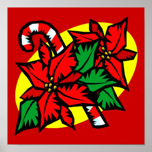 Zuckerrohrpoinsettie Poster