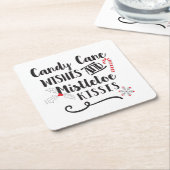 Zuckerrohrwünsche und Mischtauenküsse Rechteckiger Pappuntersetzer (angewinkelt)