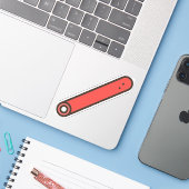 Zuckerrübe Aufkleber (Laptop mit iPhone)