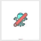 Zuckerrübe Aufkleber (Blatt)