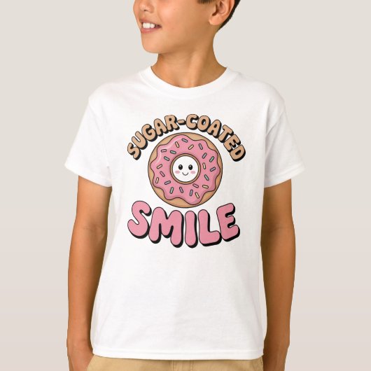 Zuckerrübe | Donut Kids T-Shirt (Vorderseite)