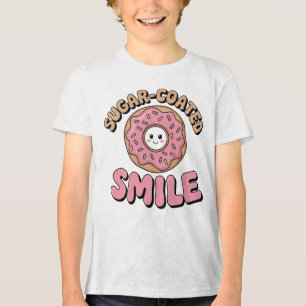 Zuckerrübe   Donut Kids Tri-Blend Shirt