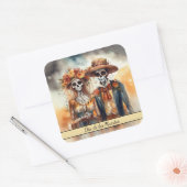 Zuckerrübe, Gewürz Quadratischer Aufkleber (Umschlag)