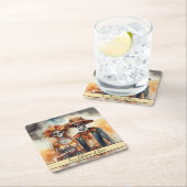 Zuckerrübe, Gewürz Rechteckiger Pappuntersetzer (Vor Ort)