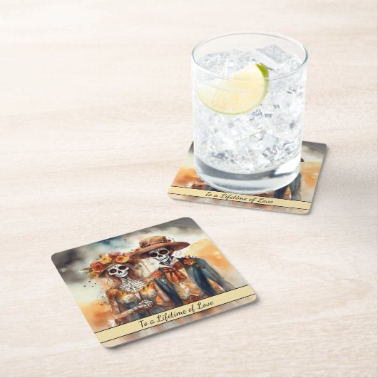 Zuckerrübe, Gewürz Rechteckiger Pappuntersetzer (Vor Ort)