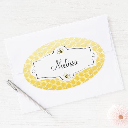 Zuckerrübe Ovaler Aufkleber (Umschlag)