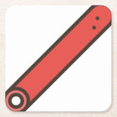 Zuckerrübe Rechteckiger Pappuntersetzer (Vorderseite)