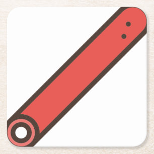 Zuckerrübe Rechteckiger Pappuntersetzer