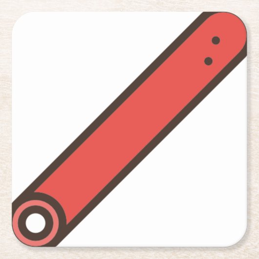 Zuckerrübe Rechteckiger Pappuntersetzer (Vorderseite)