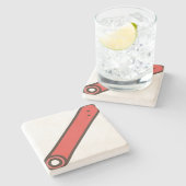 Zuckerrübe Steinuntersetzer (Seitenansicht)