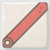 Zuckerrübe Steinuntersetzer (Vorderseite)