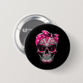 Zuckerrüben-Brustkrebs-Bewusstsein rosa Ribbon Ca Button (Vorne & Hinten)