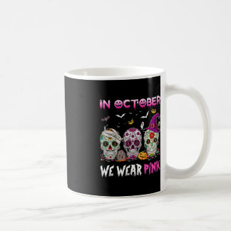 Zuckerrüben im Oktober tragen wir rosa Brustkrebs Kaffeetasse