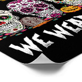 Zuckerrüben im Oktober tragen wir rosa Brustkrebs Poster (Ecke)