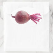 Zuckerrüben Ovaler Aufkleber (Tasche)