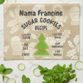 Zuckerrüben Rezept Geschirrtuch (Gefaltet)