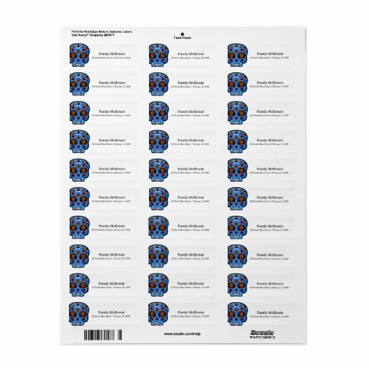 Zuckerschädel (Vorne)