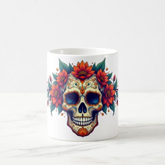 Zuckerschädel 2 kaffeetasse (Mittel)