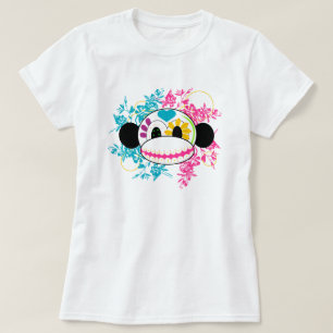 Zuckerschädel-Affe-T-Shirt T-Shirt