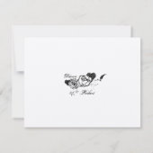 Zuckerschädel aus Gold Einladung (Rückseite)