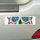Zuckerschädel Autoaufkleber (Auf Auto)