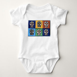 Zuckerschädel-Baby Baby Strampler